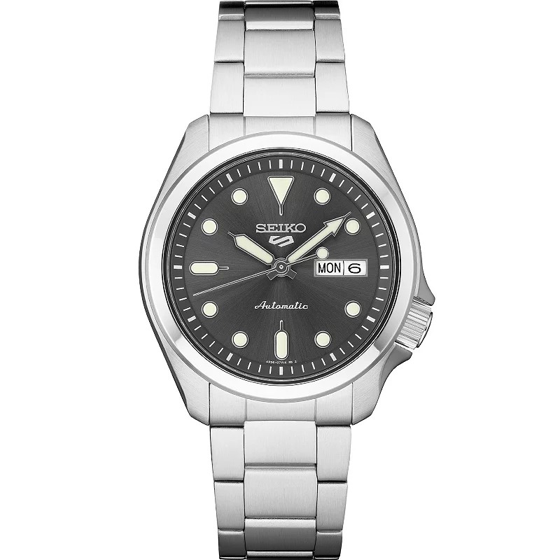 Mens Seiko 5 Sports SS Gray Dial