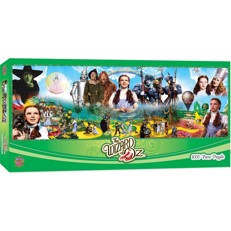 Wizard of Oz - Famous Film Scenes 1000 Piece Panoramic Jigsaw Puzzle