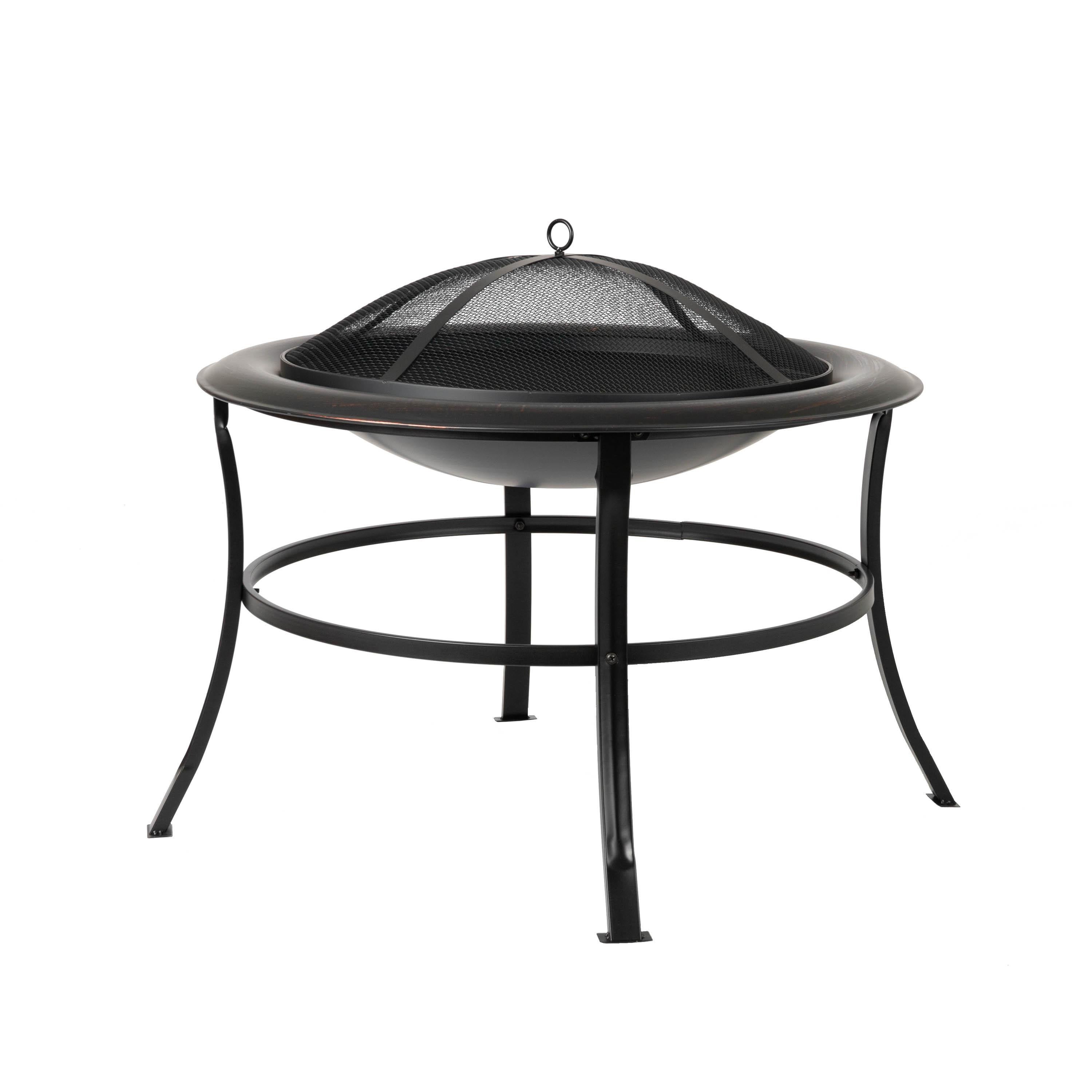 Tokia Steel 30" Round Fire Pit