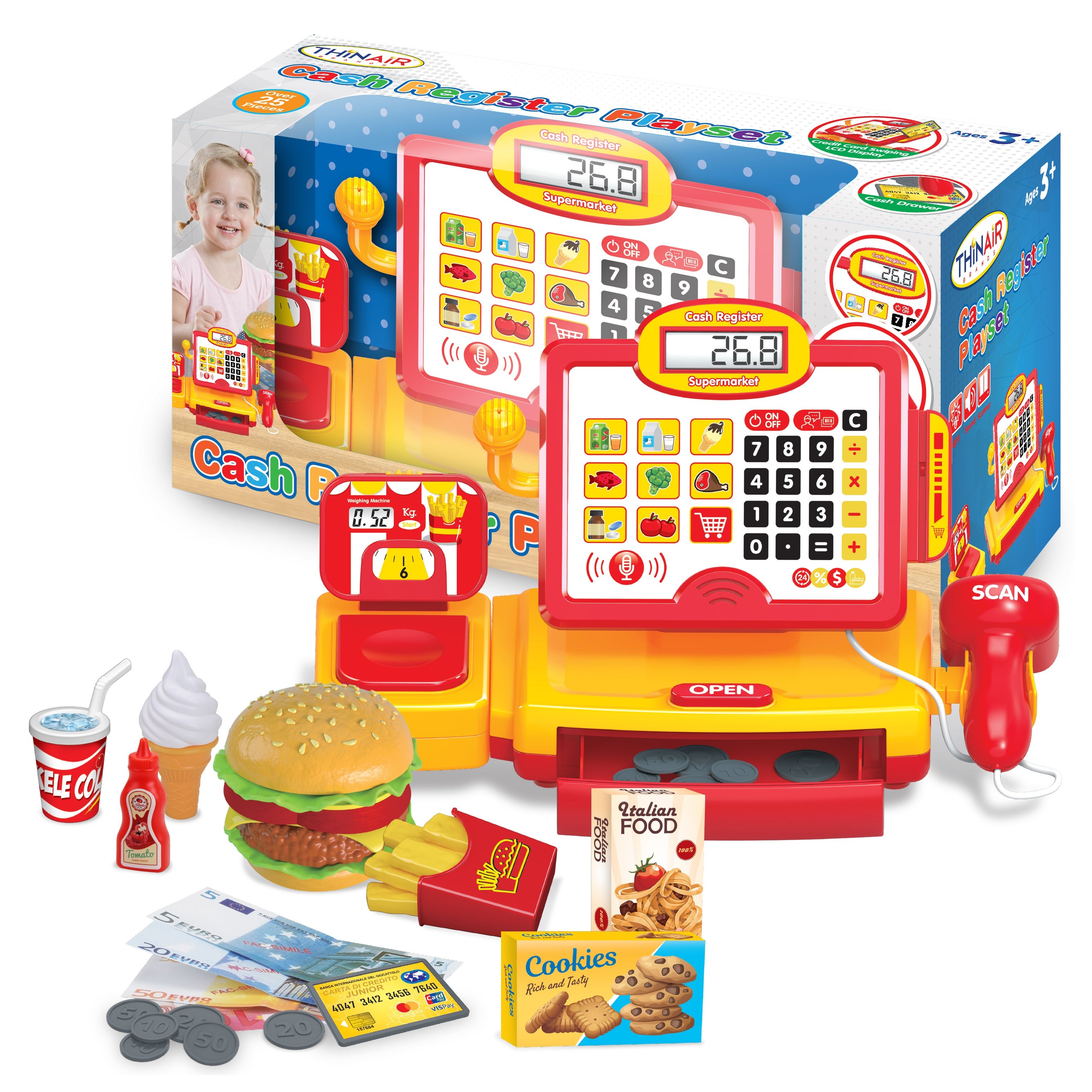 Cash Register Playset Ages 3+ Years