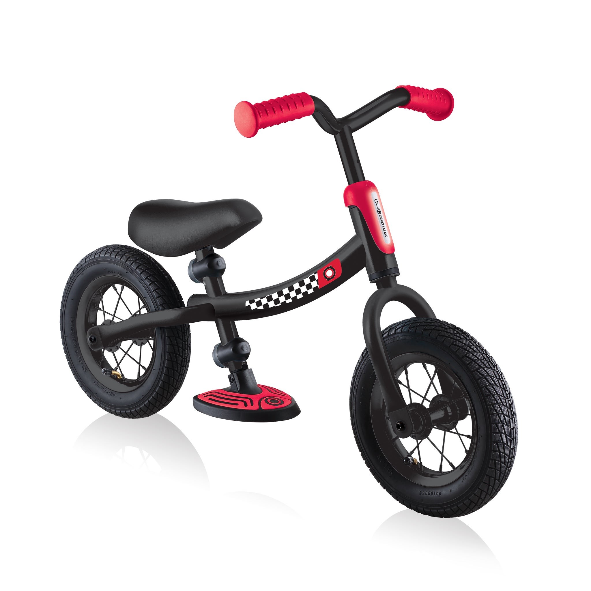 Go Bike Air Adjustable Balance Bike for Toddlers Black/Red