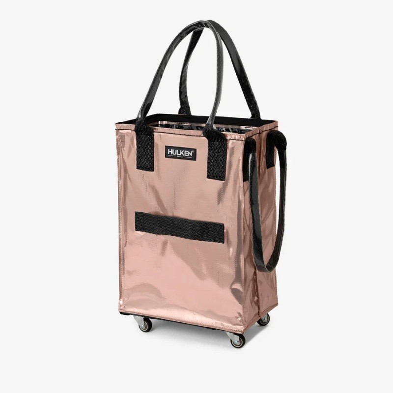 HULKEN ROLLING TOTE BAG SMALL ROSE GOLD