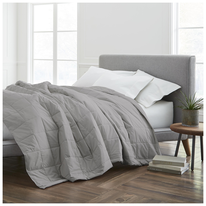 Cotton Filled Queen Dark Grey Blanket