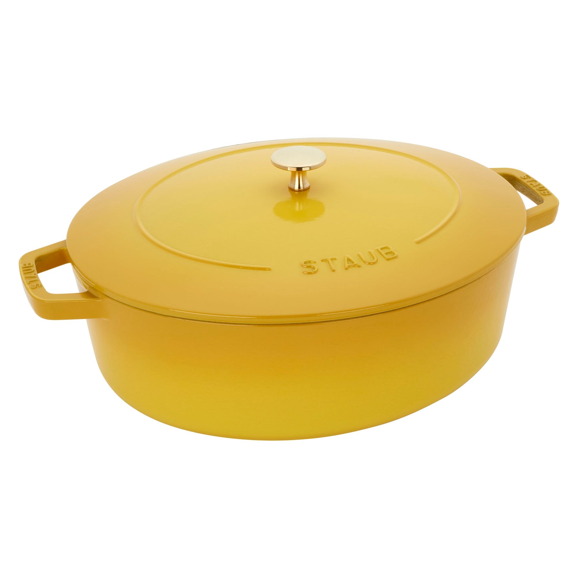 6.25qt Wide Cast Iron Dutch Oven Citron