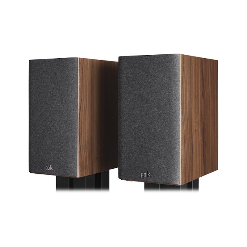 Pair Brown R200 Two-Way Bookshelf Speakers