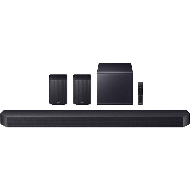 Q Series Soundbar with 11.1 4 Channel Subwoofer & Speakers