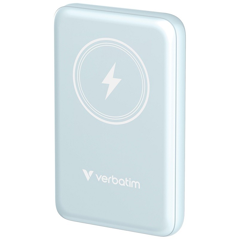 Charge 'n' Go Magnetic Wireless Power Bank 10,000 mAh - (Blue)