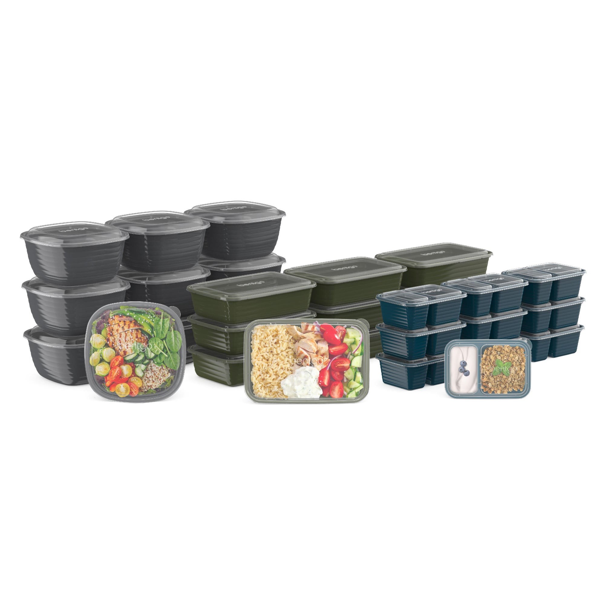 Prep 60pc Variety Meal Prep Kit Rich Shades