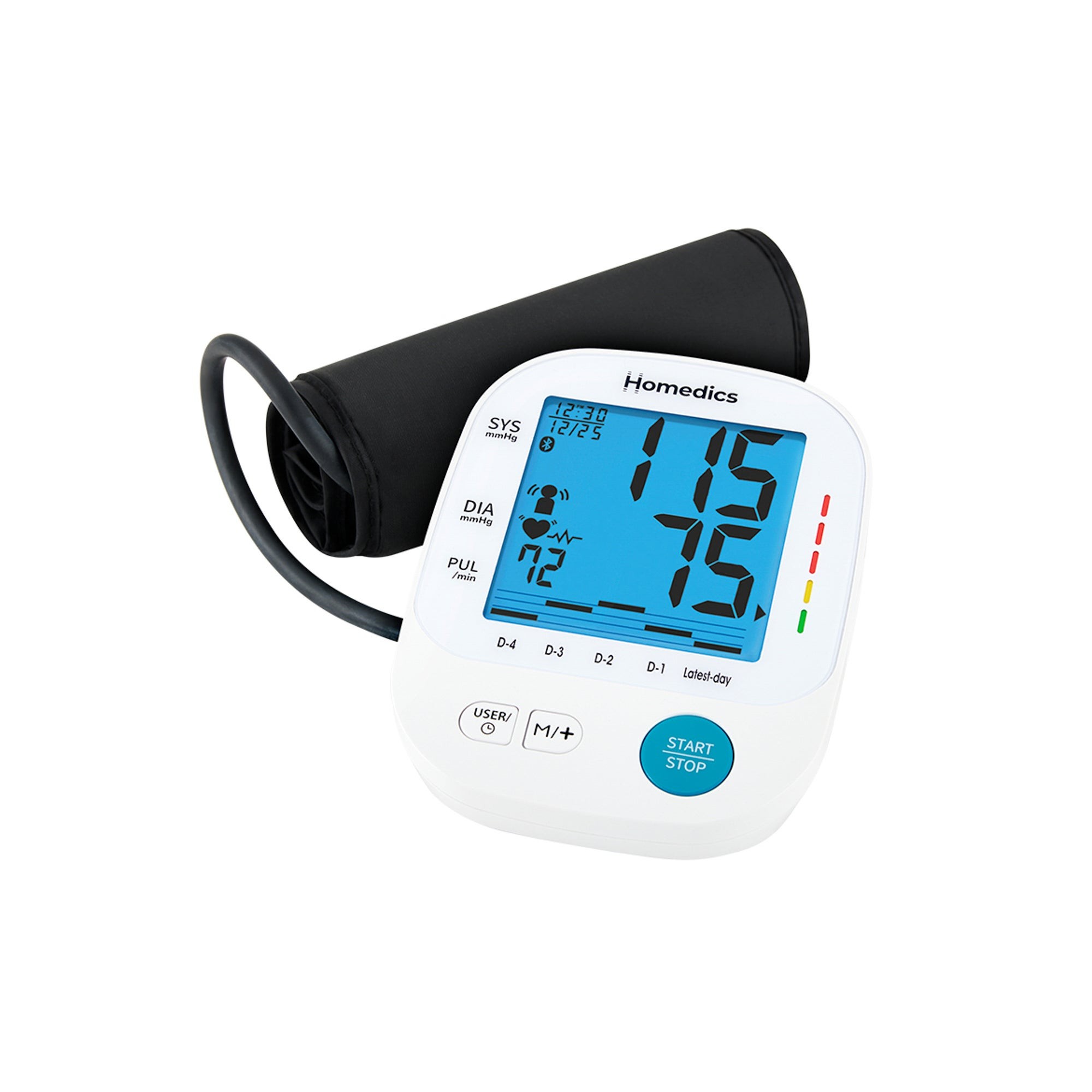 5-Day Trend-at-a-Glance Arm 700 Series Blood Pressure Monitor