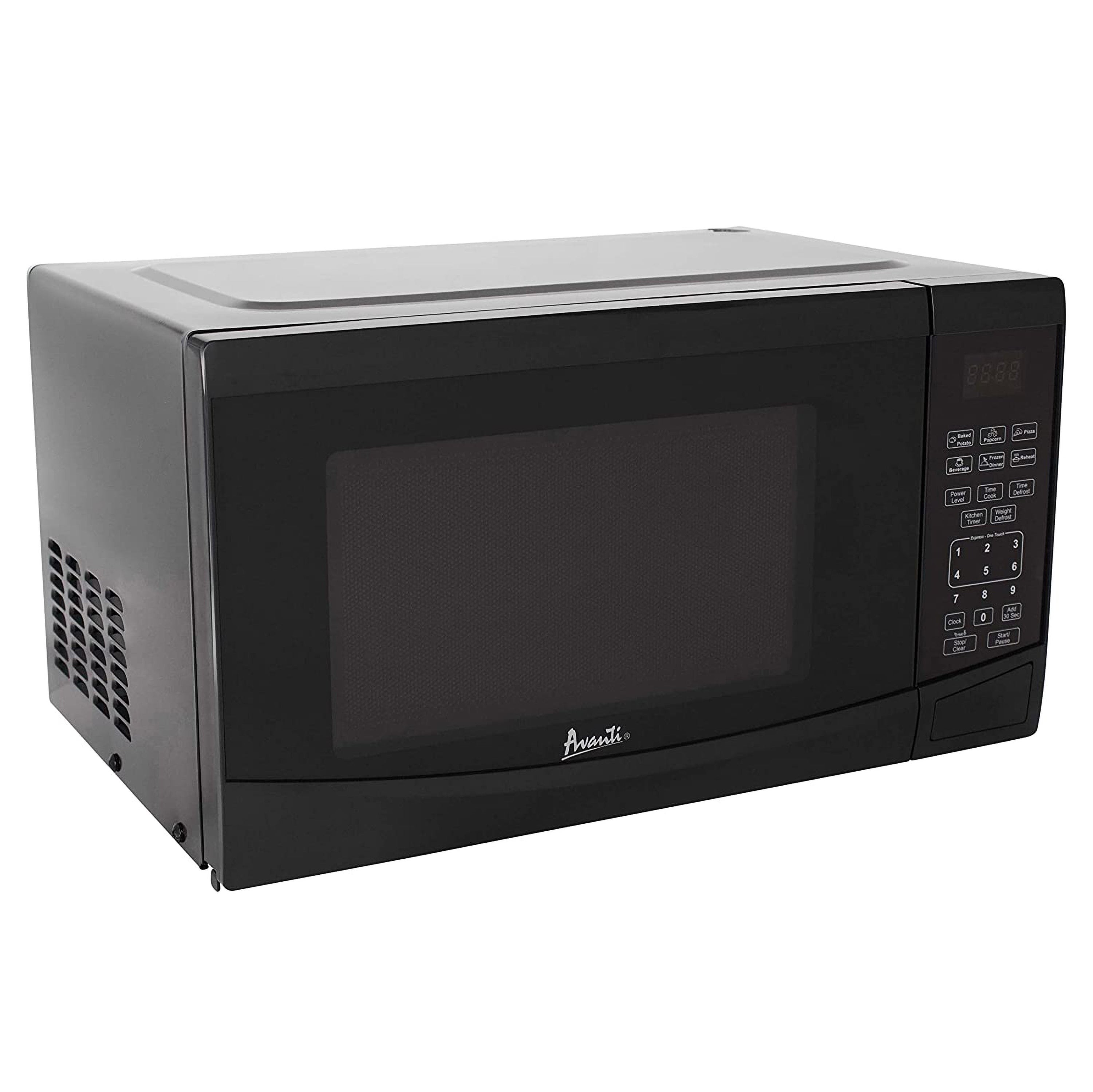 0.9 Cubic Foot 900W Microwave Oven Black