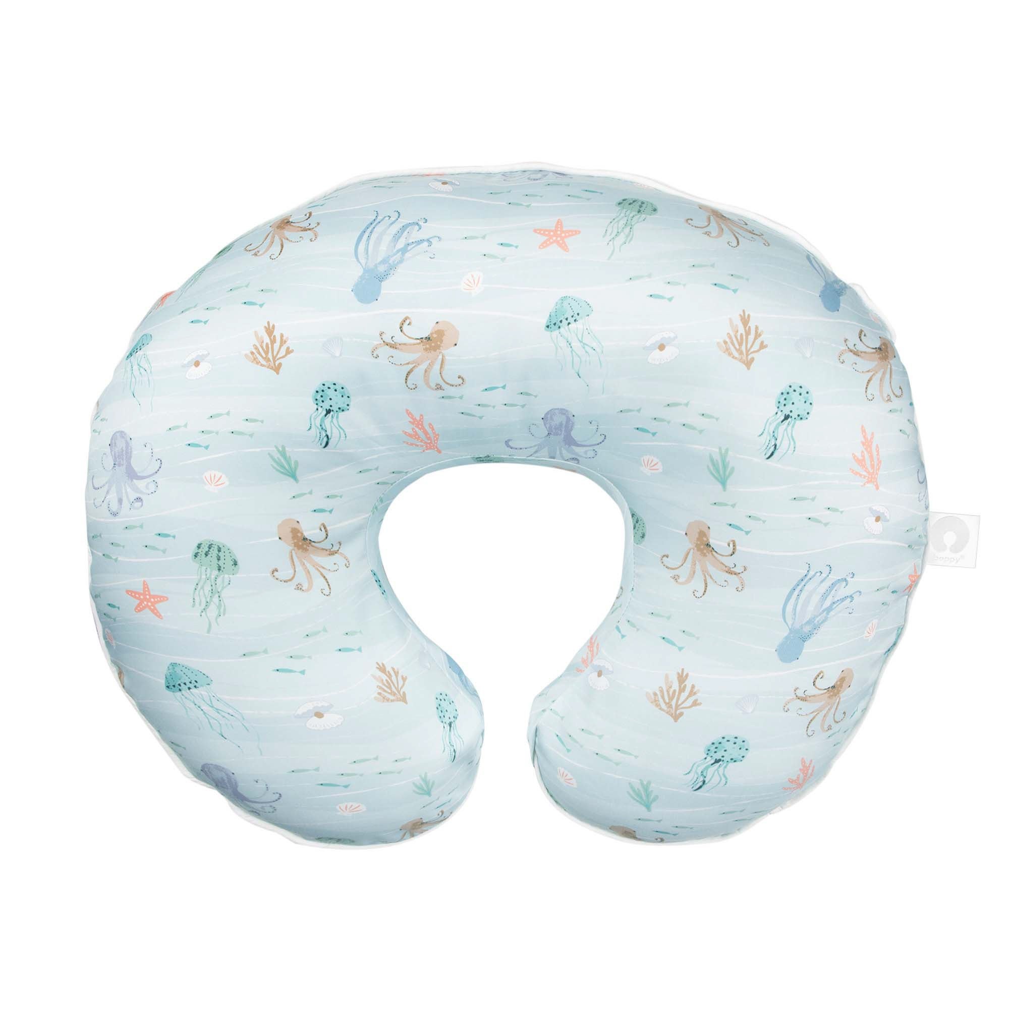 Boppy Original Support Nursing Pillow Blue Ocean