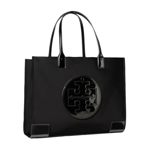 Tory Burch Ella Patent Tote Bag Black