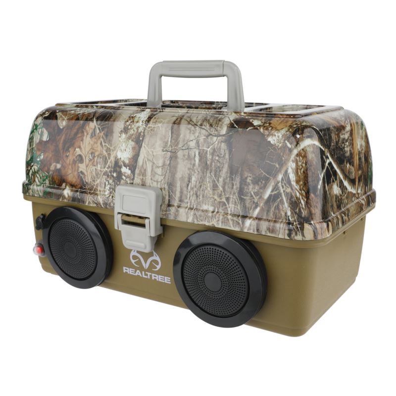 Tackle Box with Built-In Speaker