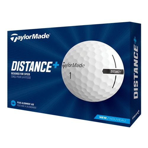 TaylorMade Distance+ Golf Balls White, 2021
