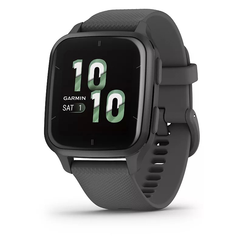 Venu Sq 2, Slate Aluminum Bezel/Shadow Gray 40mm Case & Silicone Band