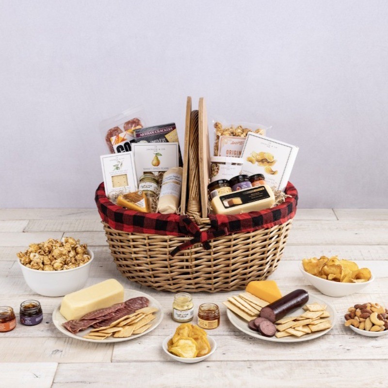 Country Basket - Buffalo Check