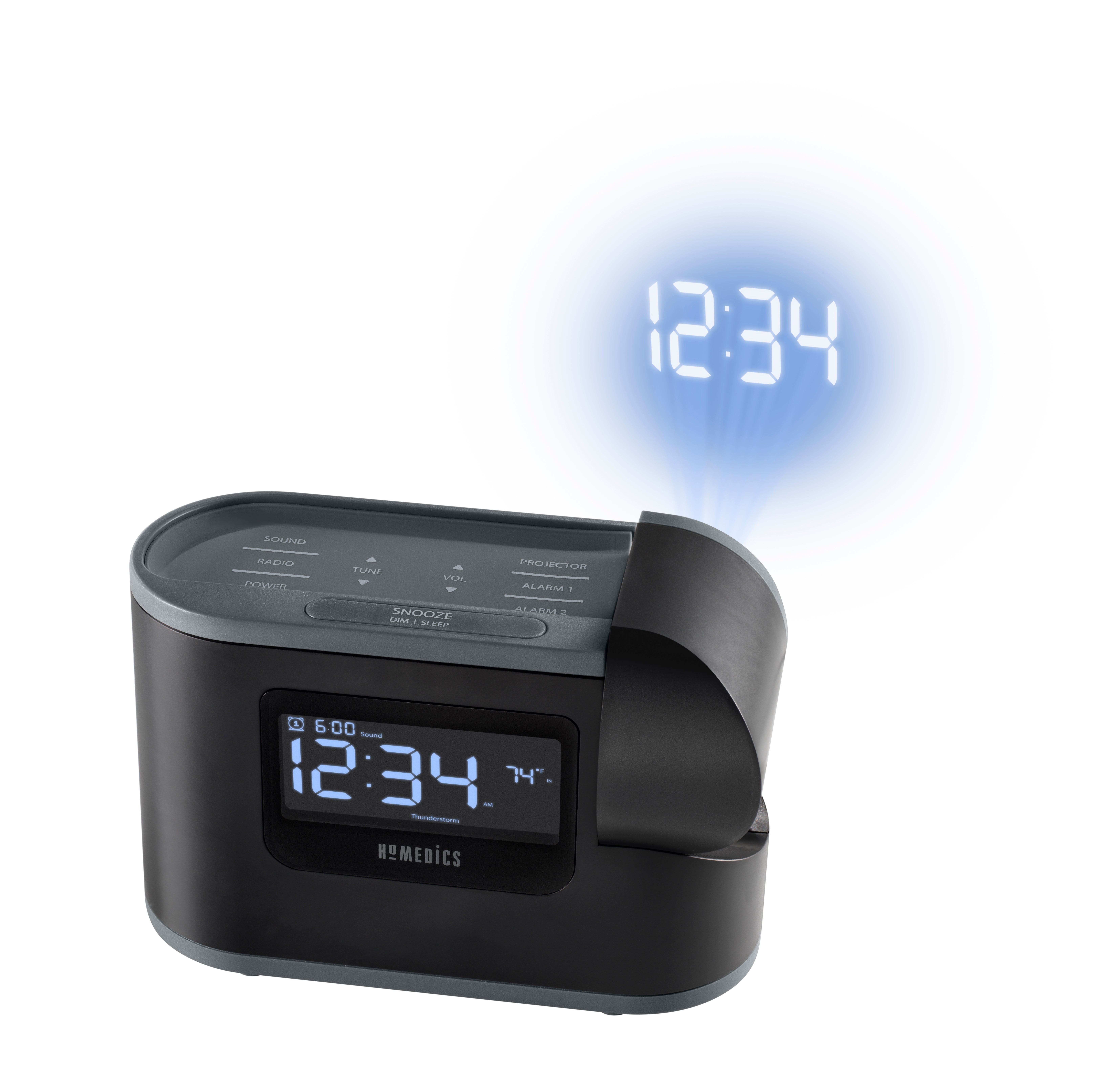 SoundSpa Recharged Alarm Clock & Sound Machine w/ Temperature Sensor