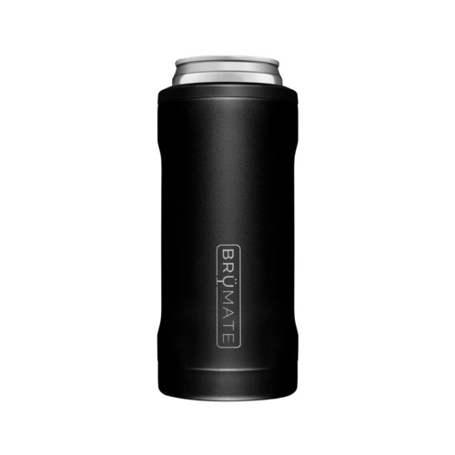 BruMate Hopsulator Slim 12oz Matte Black, 12oz Slim Cans