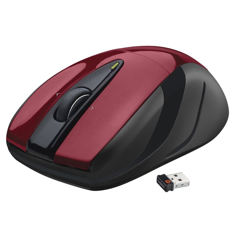 Full Size Wireless Mouse - (Red)