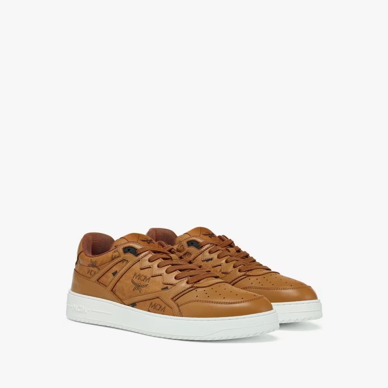 Men Cognac Neo Terrain Lo Sneakers in Visetos - Size 43