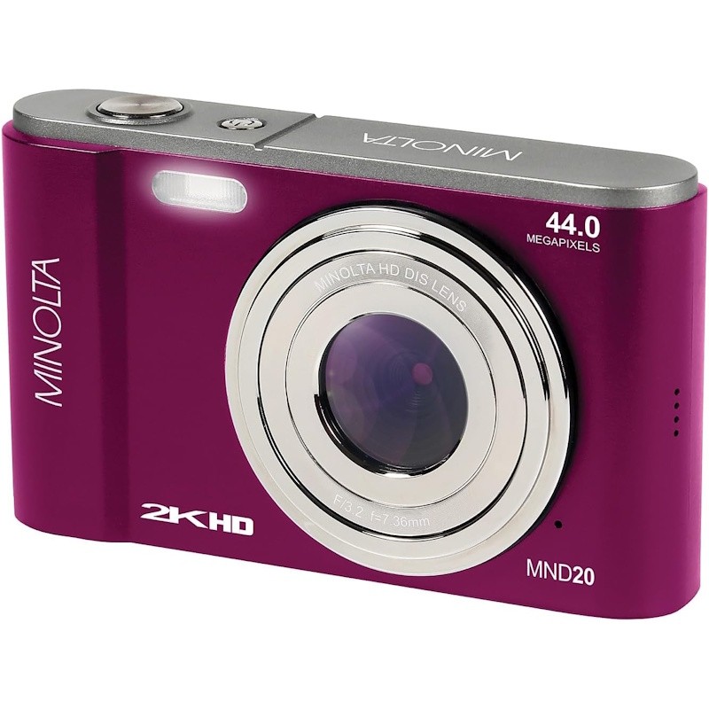 44MP 2.7K Quad HD Digital Camera - (Magenta)