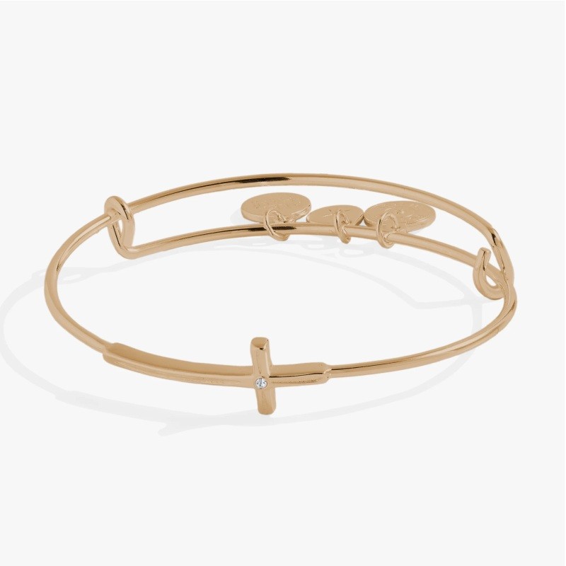 Cross inline bangle