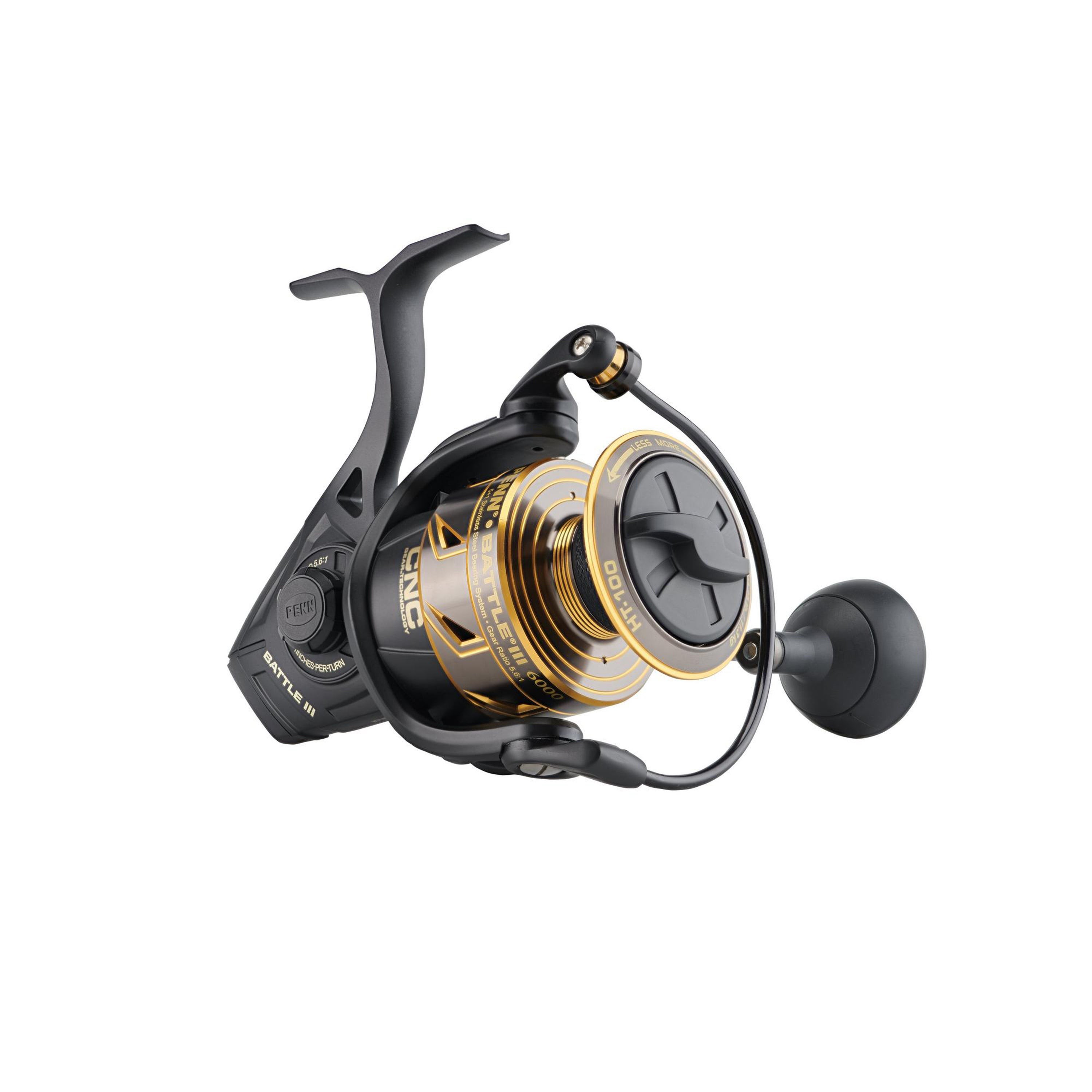 Battle III Spinning Reel 2500 Reel Size