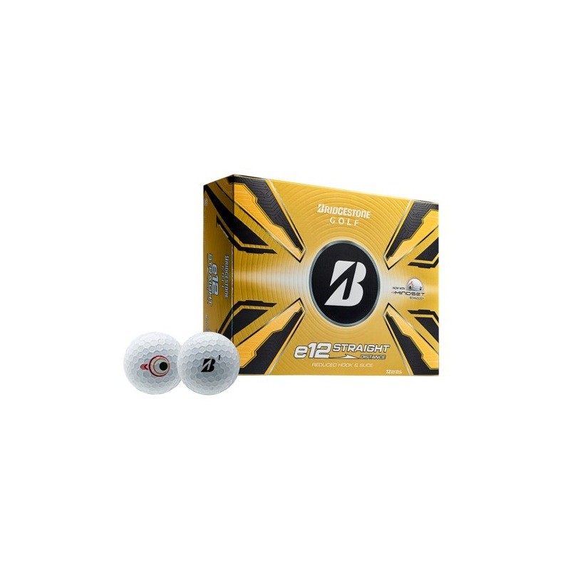 Bridgestone e12 Straight Golf Balls White, 2025 White