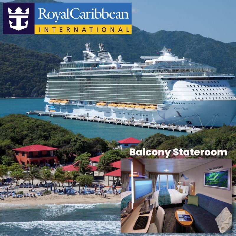 6-8 Night Caribbean, Bermuda, Mexican Riviera, Canada, Alaska or Australia CruiseBalcony Stateroom