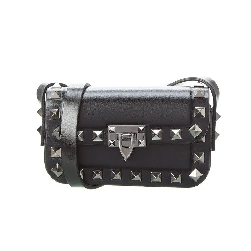 Valentino Garavani Rockstud23 micro shoulder bag (Black)