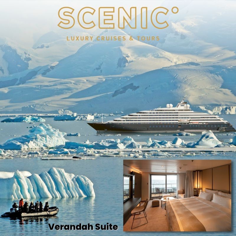 12 Night Antarctica Expedition Cruise
Verandah Suite