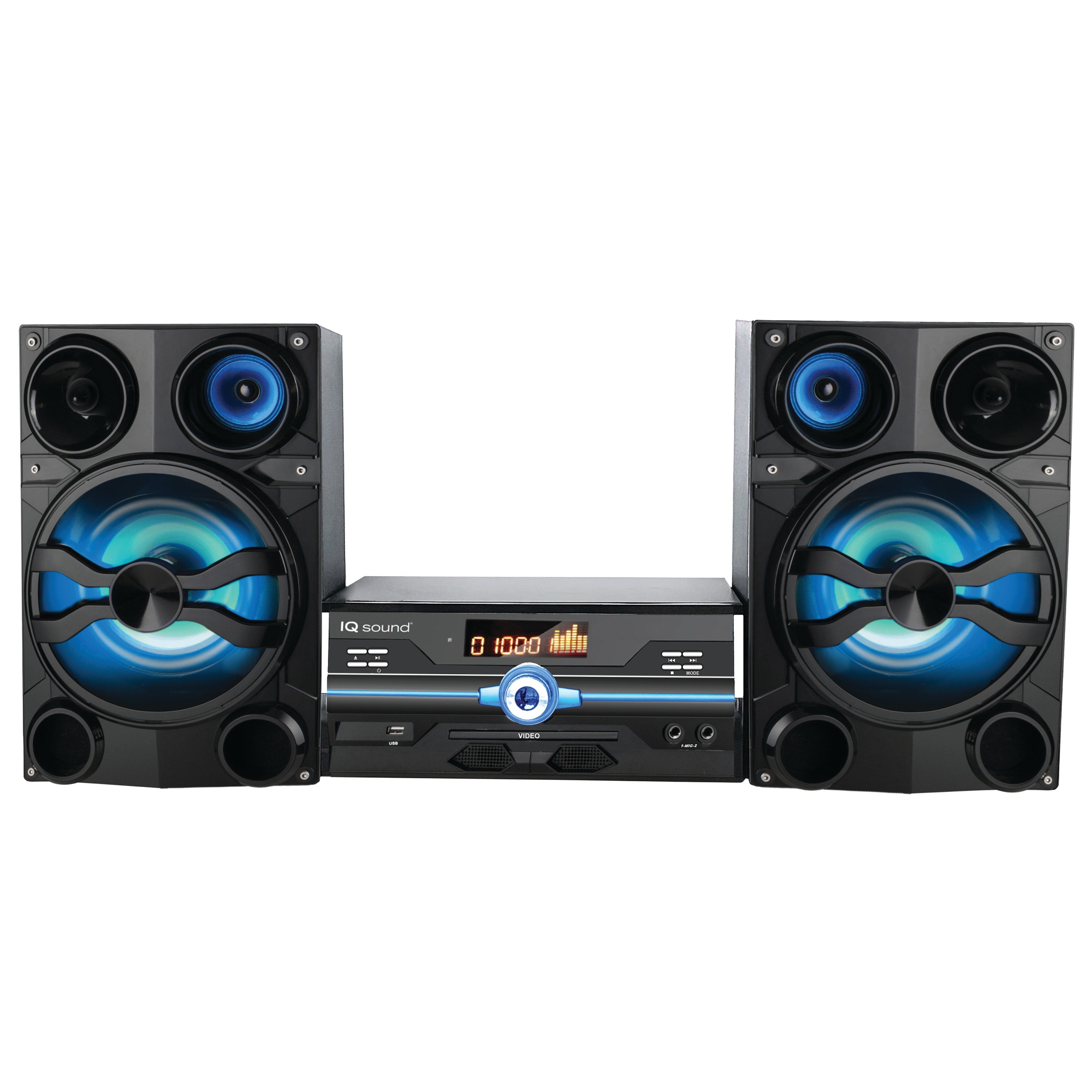 Hi-Fi Multimedia Audio System w/ Bluetooth CD Aux USB