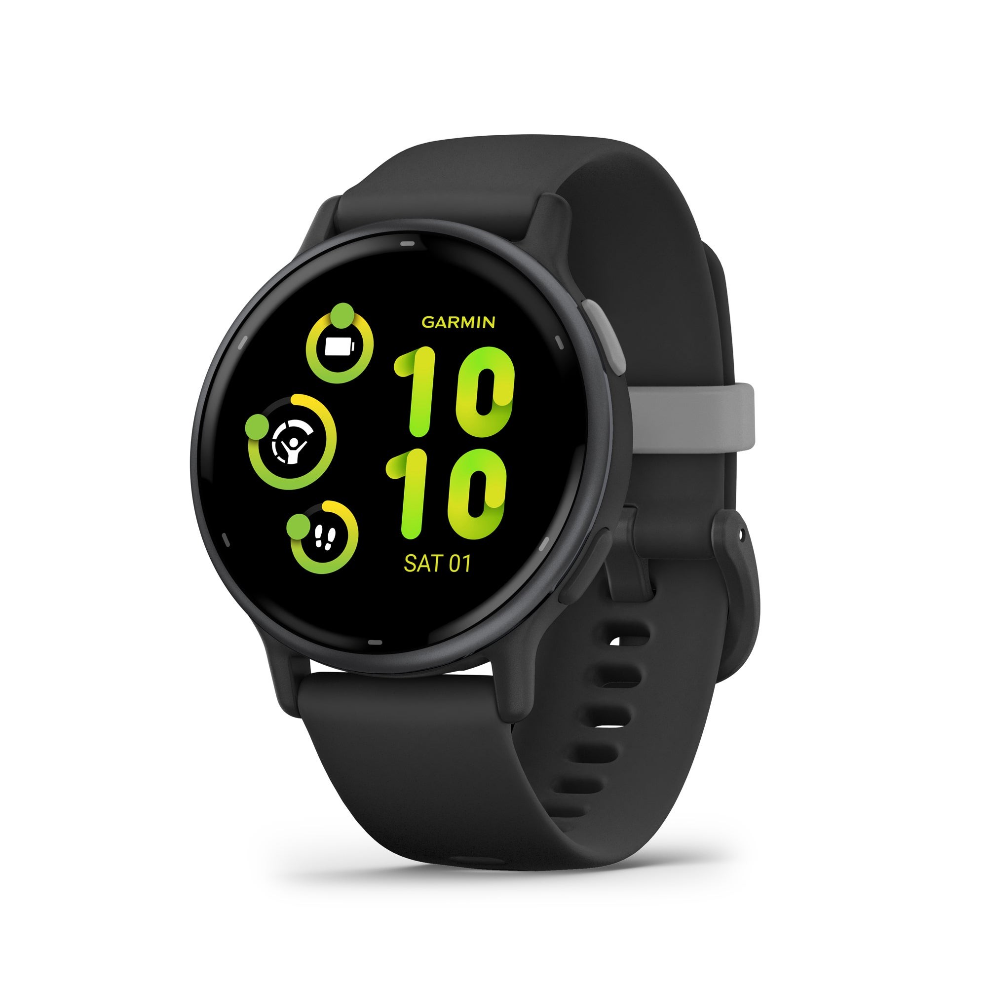 vivoactive 5 Fitness Smartwatch Slate w/ Black Silicone Band