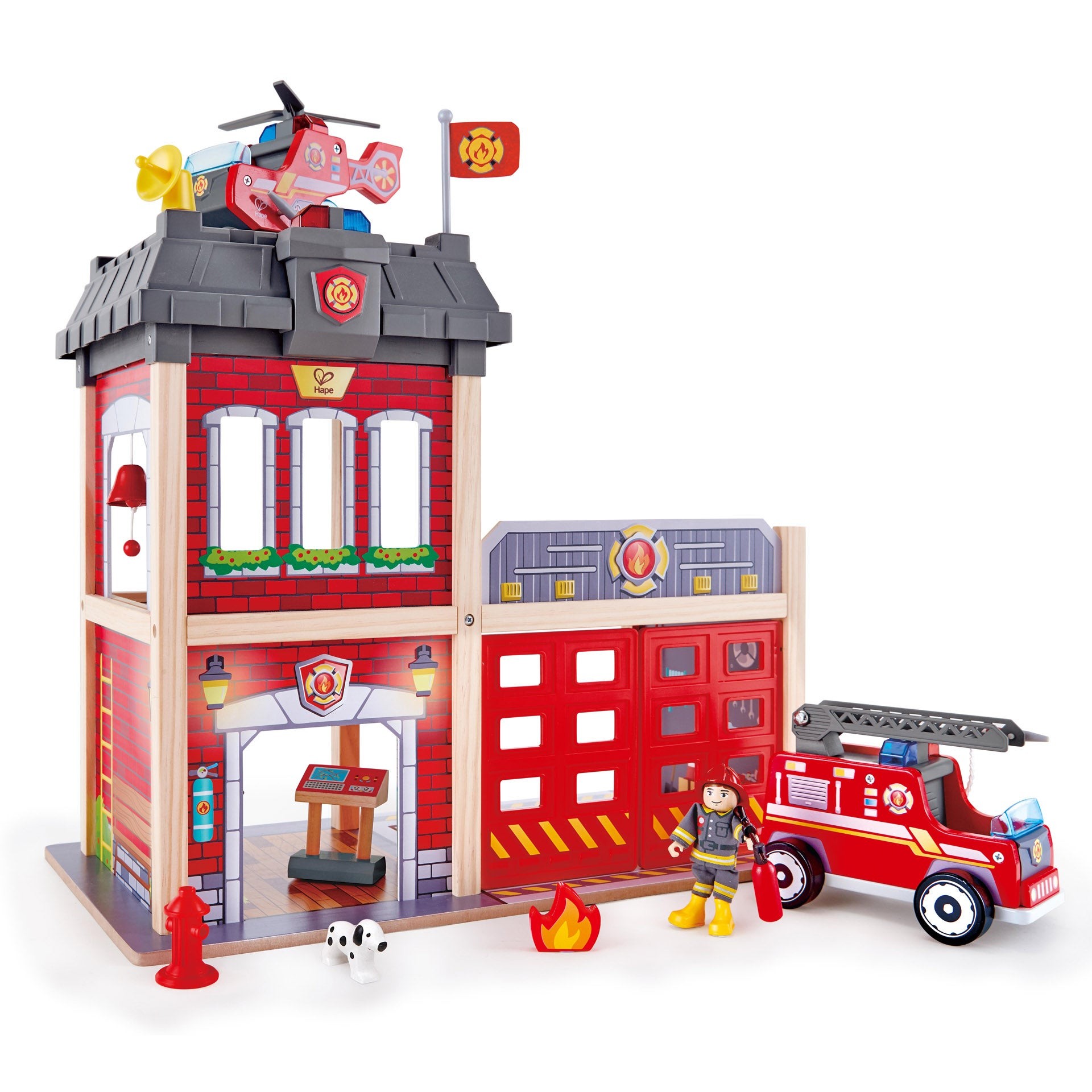 City Fire Station Play Set Ages 3+ Years