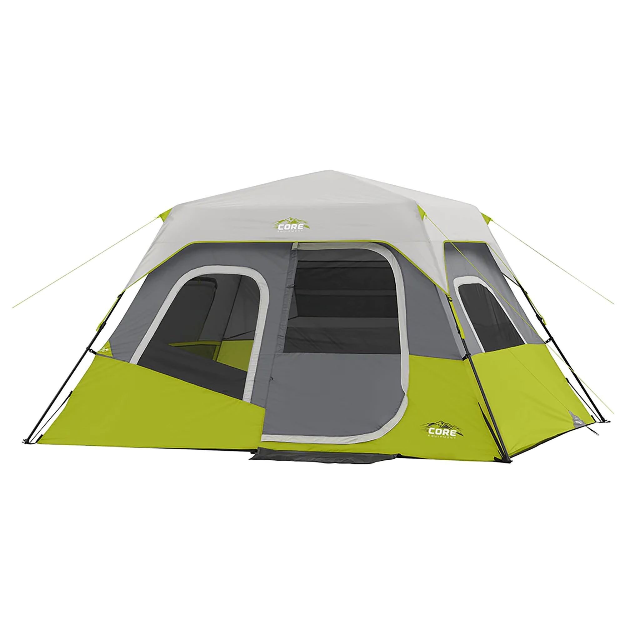 6 Person Instant Cabin Tent - 11ft x 9ft Cool Dark Gray/Green