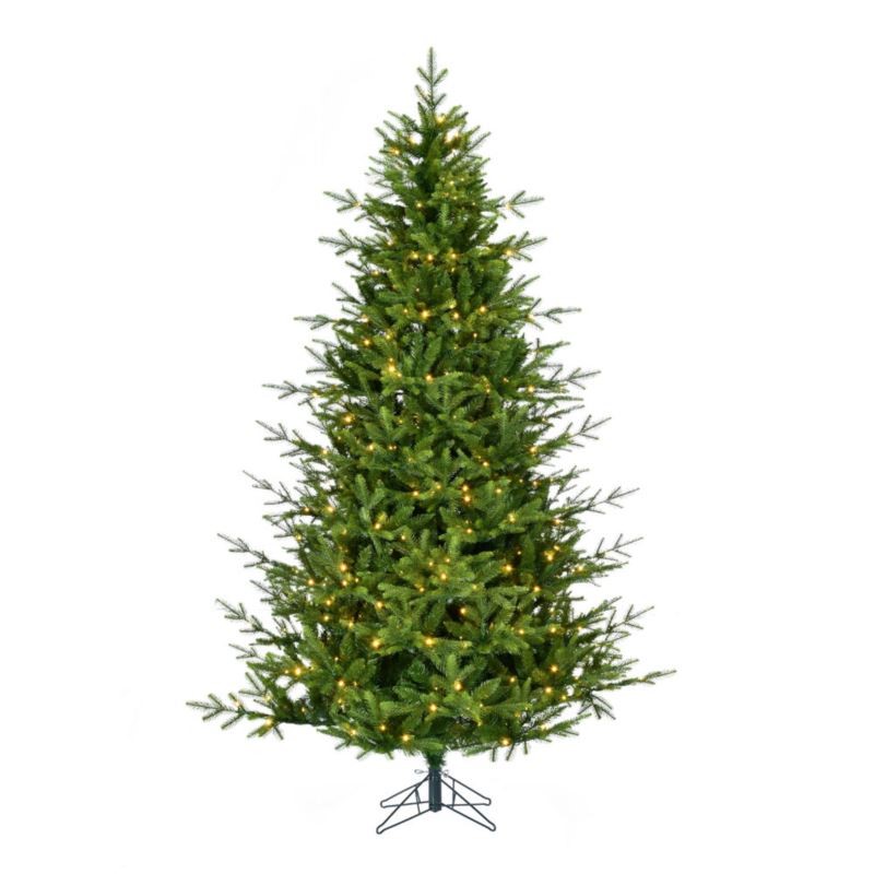 Farm 7.5-Ft. Foxtail Pine Pre-Lit Artificial Christmas Tree with Warm White LEDs and EZC
