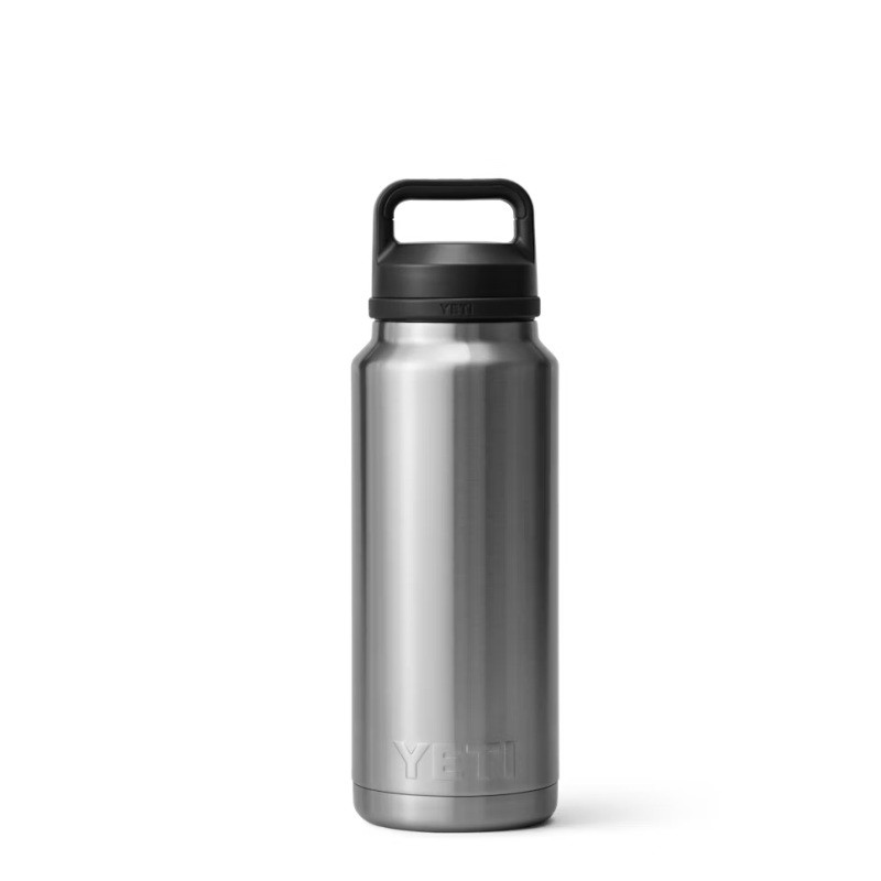 YETI Rambler 36 oz. Bottle with Chug Cap - STAINLESS STEEL