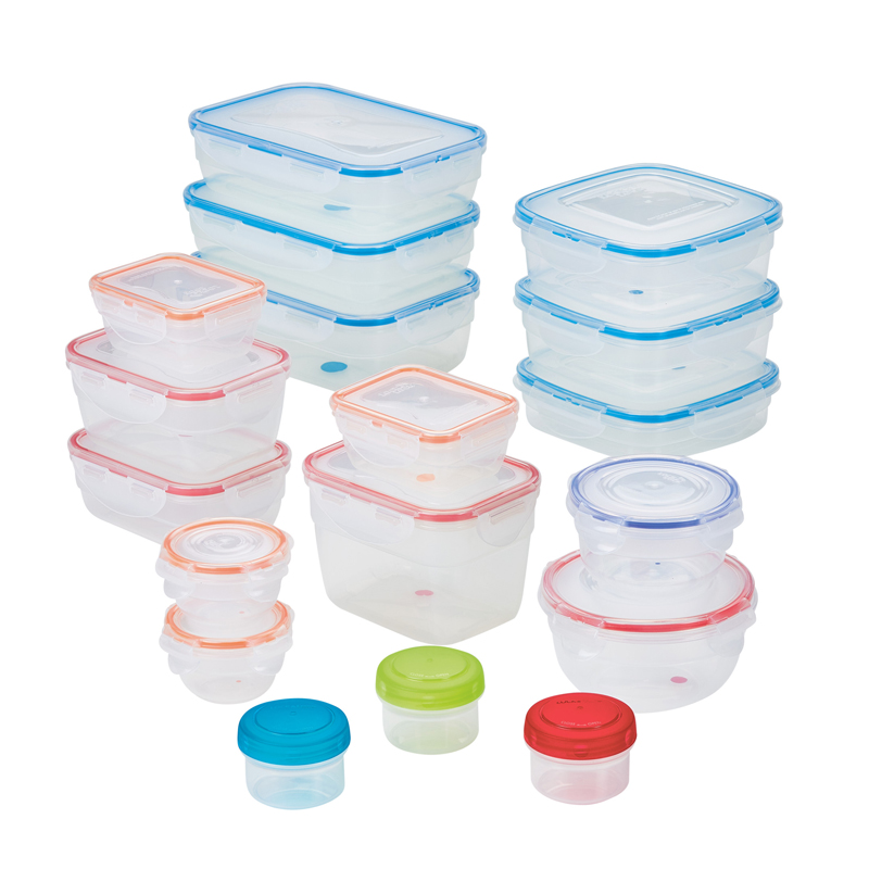 36 - Piece Assorted Food Storage Container Set