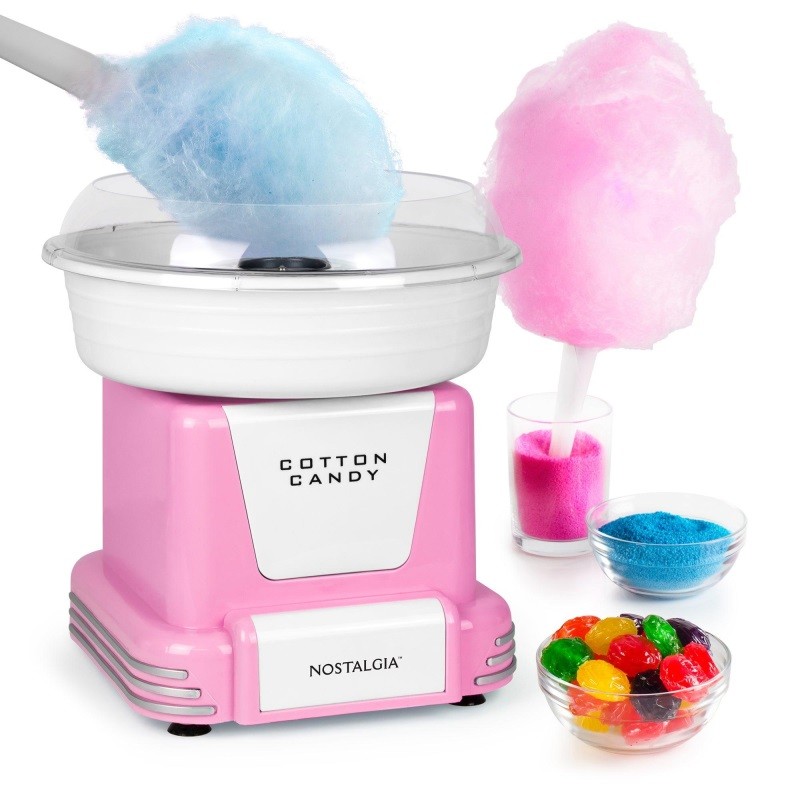 Vintage Hard Candy Cotton Candy Maker - Pink