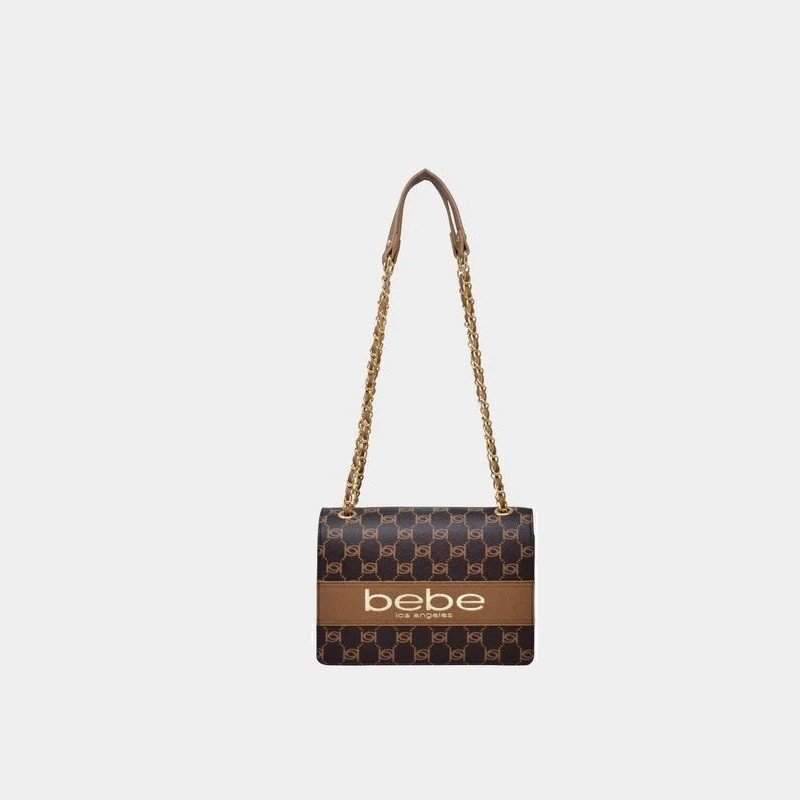 Serena Monogram Shoulder Bag Chocolate