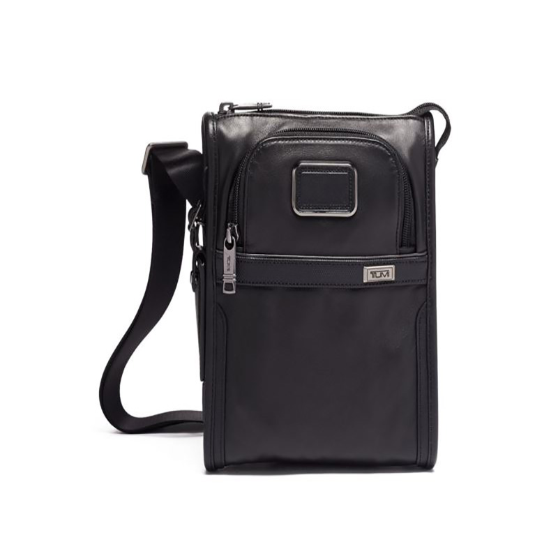 Alpha 3 Pocket Small Leather Bag