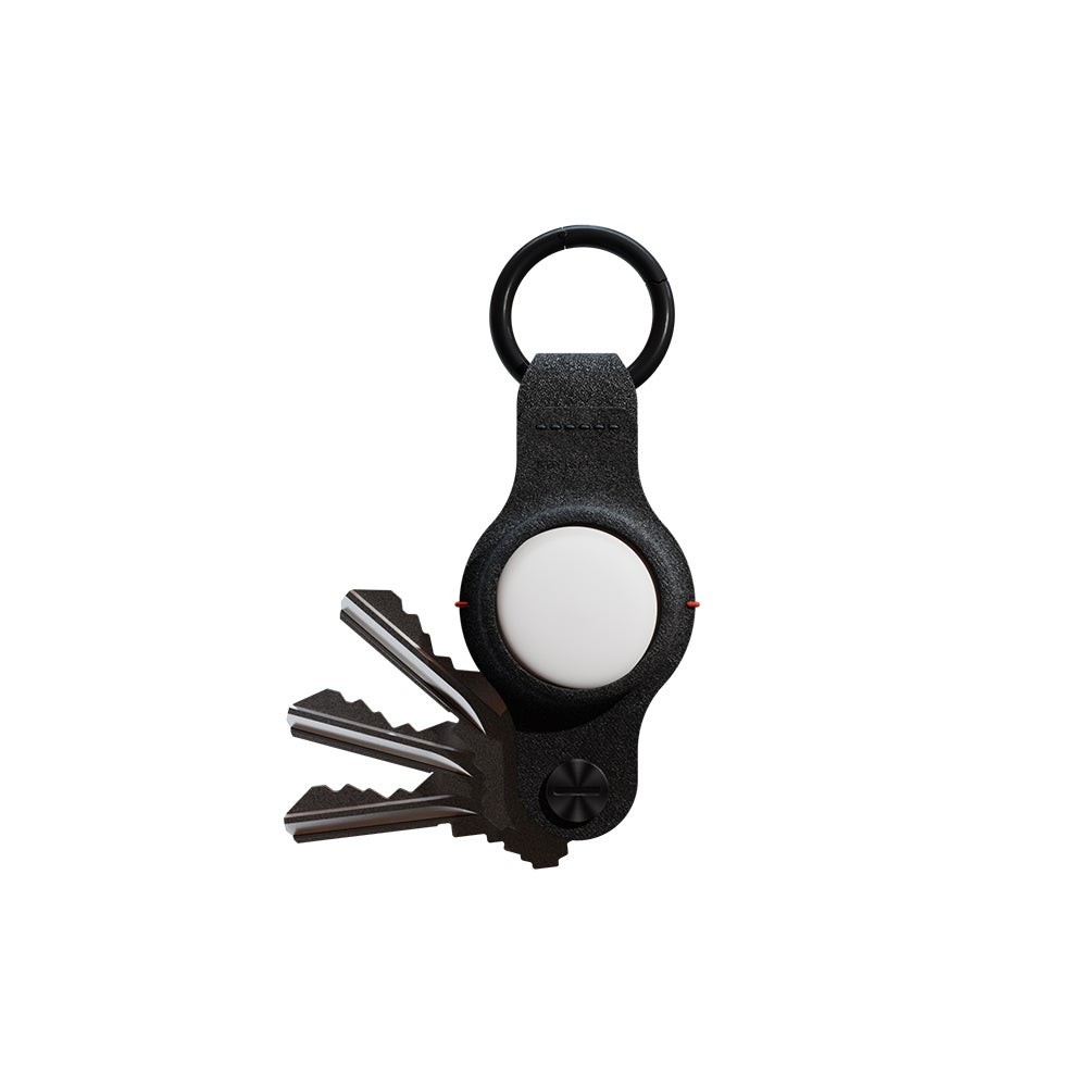 KeySmart Air Compact Key Holder For AirTag Black