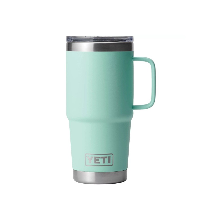 YETI Rambler 20 oz. Travel Mug with Stronghold Lid - SEAFOAM GREEN