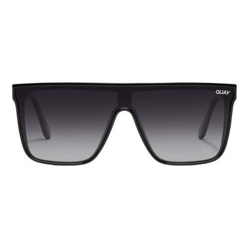 Quay Polarized Nightfall Medium Sunglasses, Black/Smoke Polarized Black/Smoke Polarized