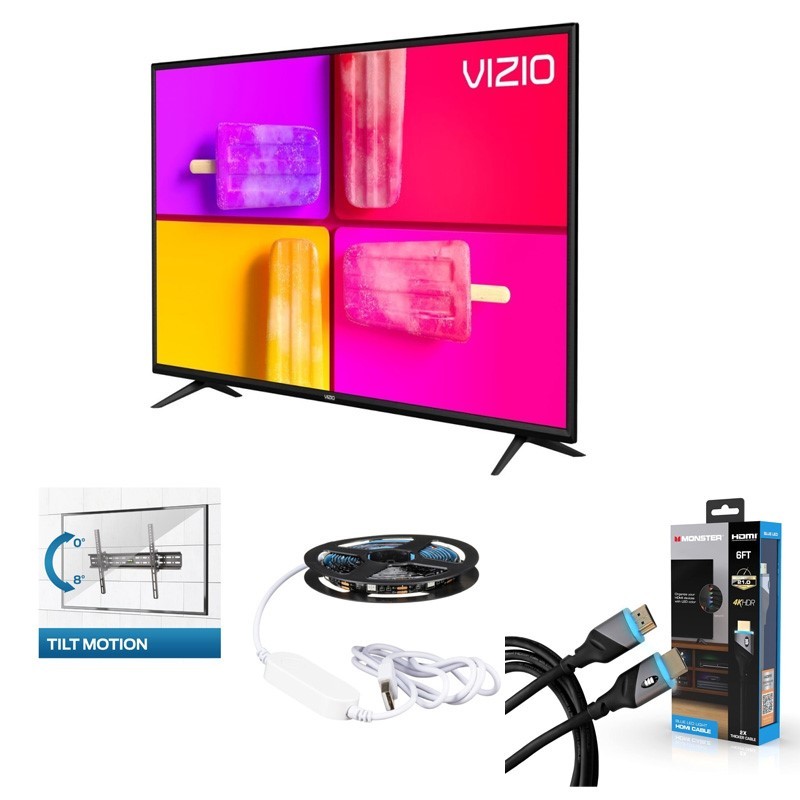 55 Inch 4K HDR Smart TV Kit