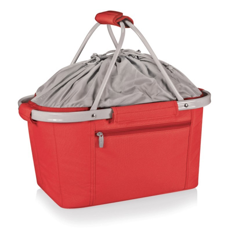 Metro Basket Collapsible Cooler Tote, (Red)