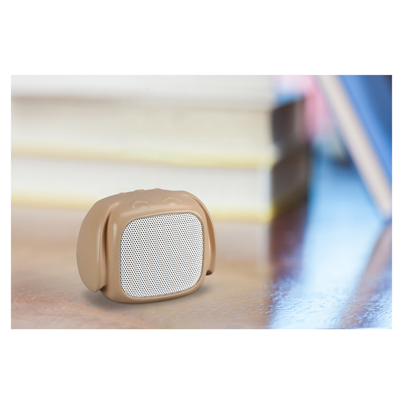 Wild Tailz Bluetooth Portable Speaker Dog - (Tan)