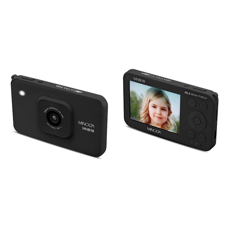 48MP/4K UHD Autofocus Super Slim Camera - (Black)