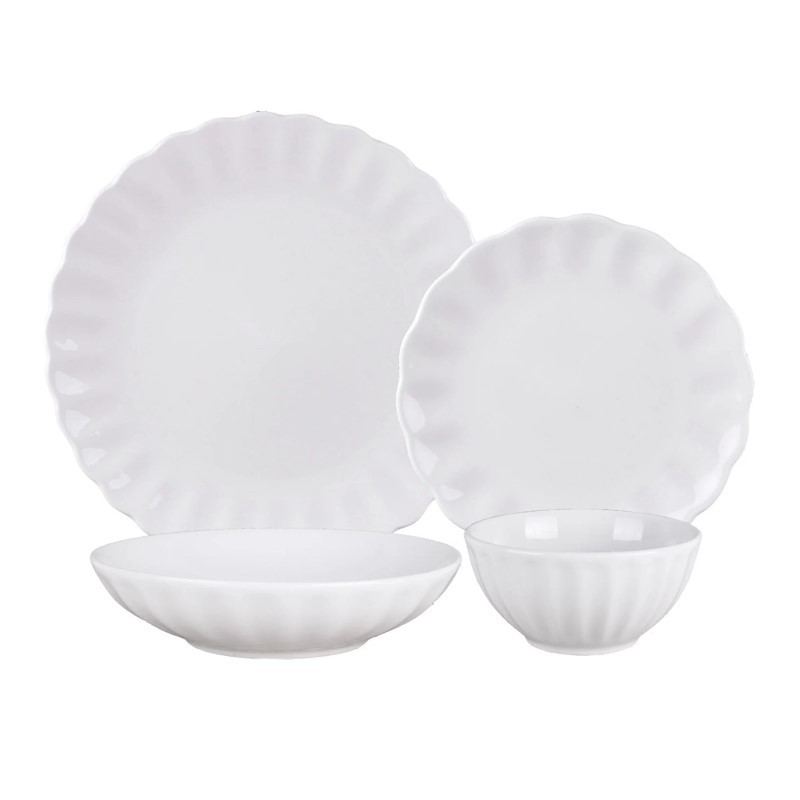 Viera Porcelain 16 Piece Dinnerware Set