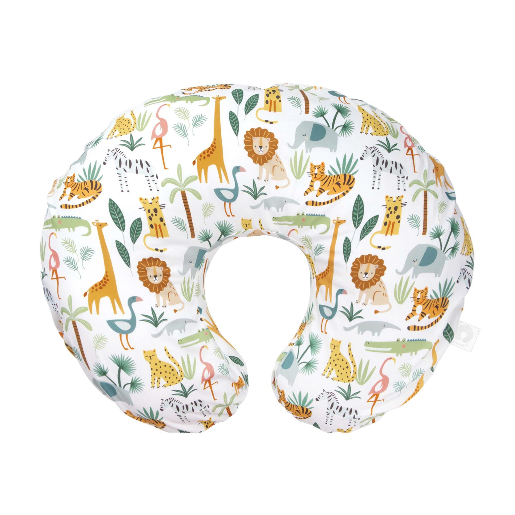 Boppy Original Support Nursing Pillow Colorful Wildlife